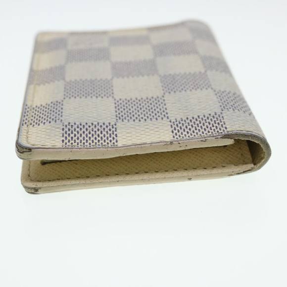 LOUIS VUITTON Damier Azur Organizer Dupoch Card Case N61727 LV Auth 38781 - Picture 6 of 16